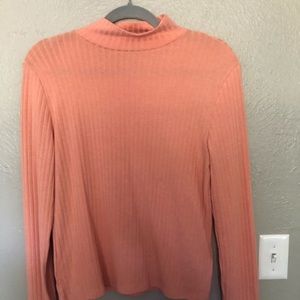 Topshop Salmon turtleneck